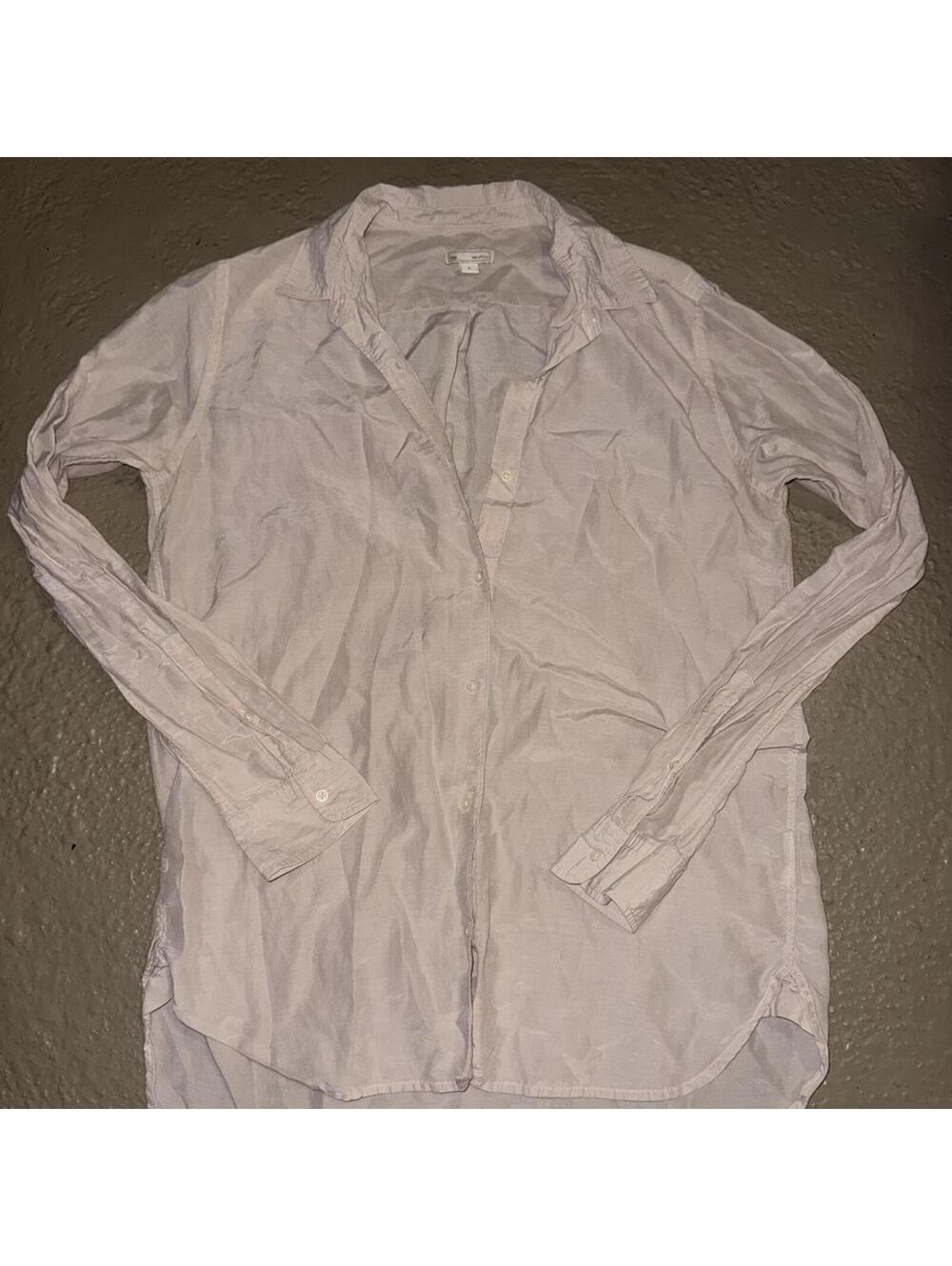 Gap Women's White and Pink Shirt